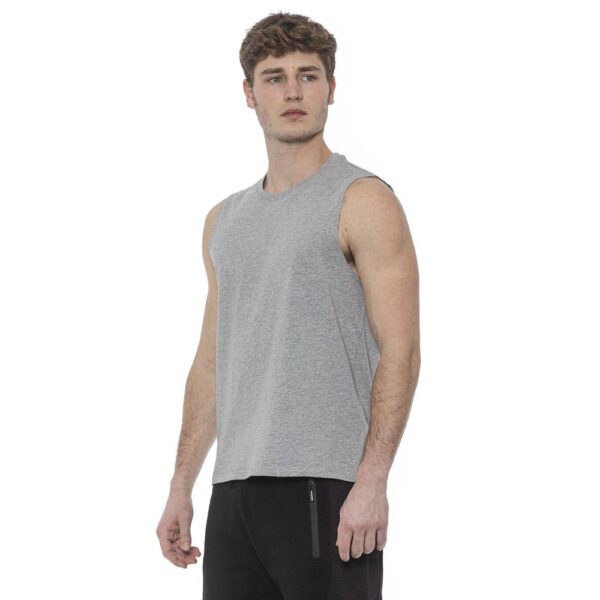 Tond Gray Cotton Men Tank Top – Image 3