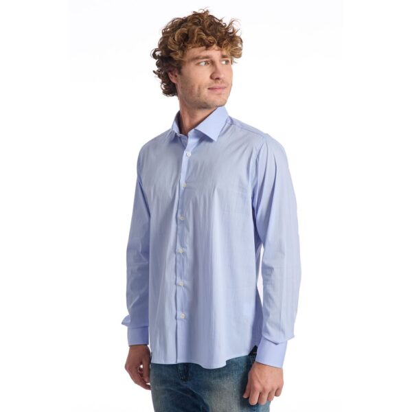 Baldinini Trend "Light Blue Cotton Men Shirt" – Image 2