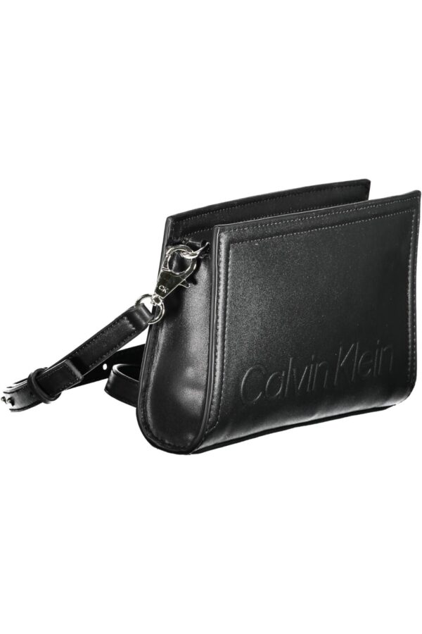 Calvin Klein Black Polyester Women Handbag – Image 3