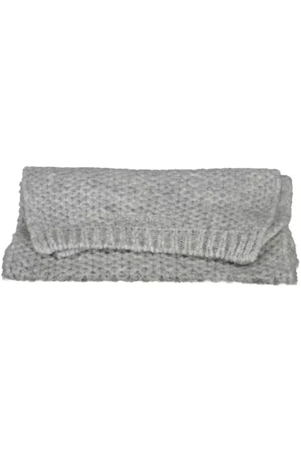 Calvin Klein Gray Alpaca Women Scarf – Image 2