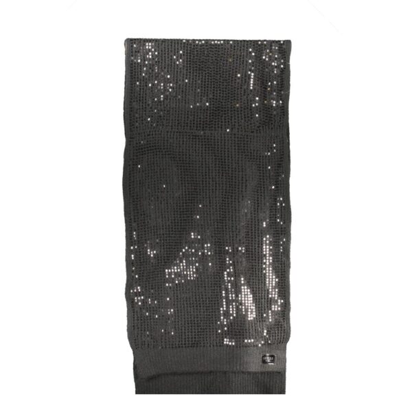 Guess Jeans Black Polyester Scarf – Image 2