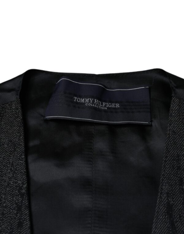 Dolce & Gabbana Black Wool Sleeveless Dress Waistcoat Vest – Image 7