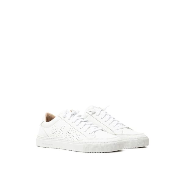 P448 White Leather Sneaker – Image 2