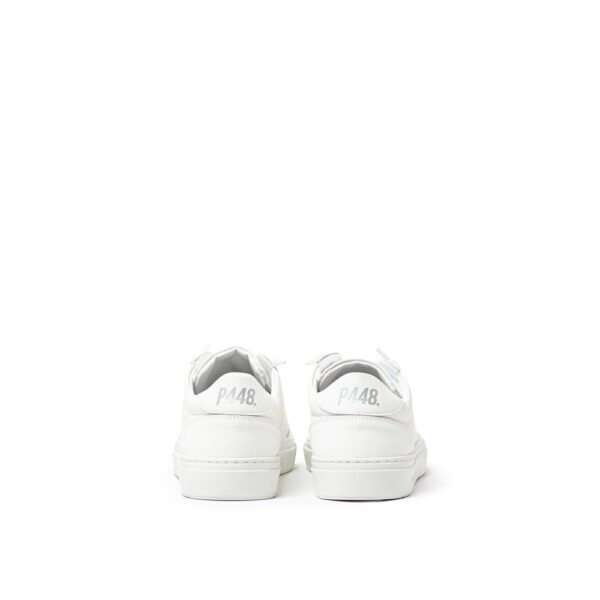 P448 White Leather Sneaker – Image 3