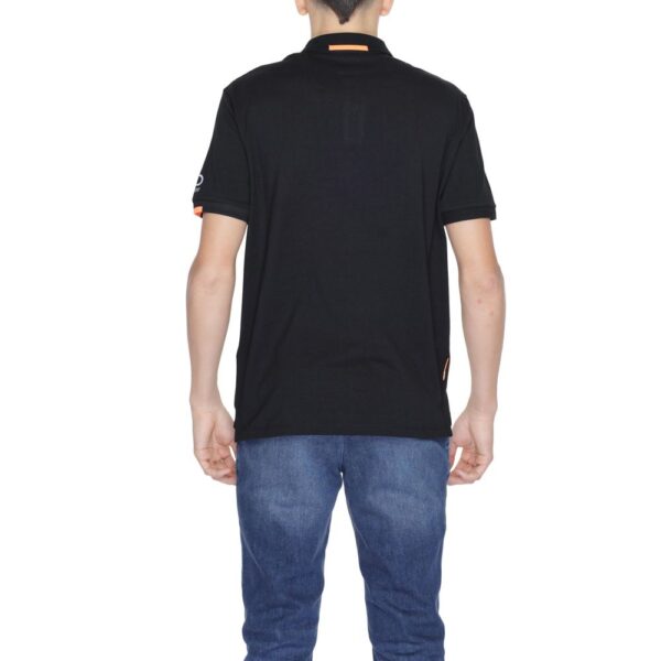 Suns Black Cotton Polo Shirt – Image 2