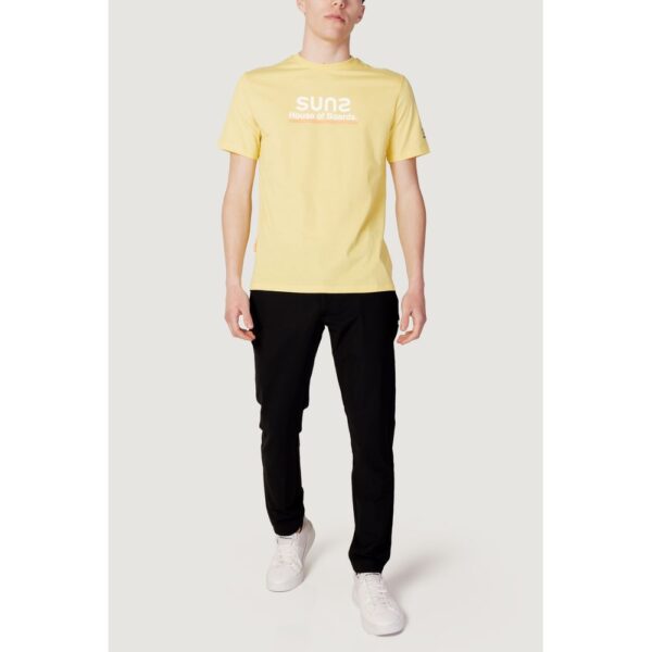 Suns Yellow Cotton T-Shirt – Image 3