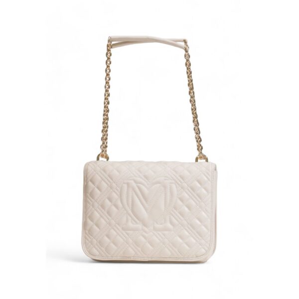 Love Moschino Beige Polyethylene Handbag – Image 2