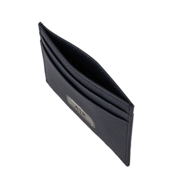 Armani Exchange Black Leather Wallet – Image 2