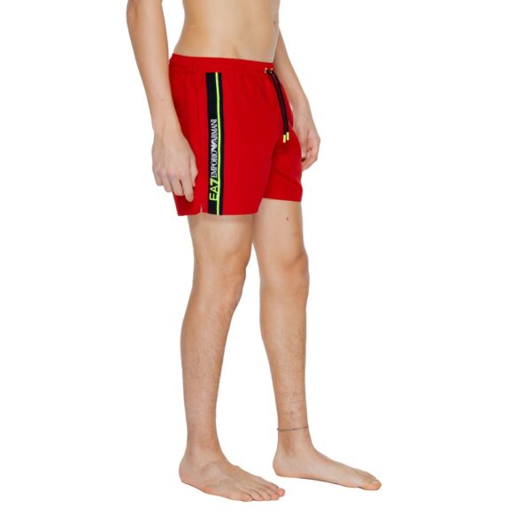 EA7 Emporio Armani Red Polyester Swimwear – Image 5