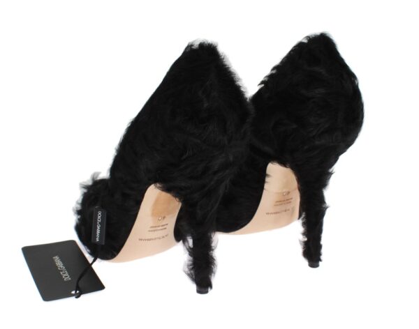 Dolce & Gabbana Elegant Pumps in Luxe Xiangao Fur Leather – Image 8