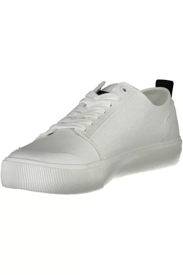 Calvin Klein White Cotton Men Sneaker – Image 3