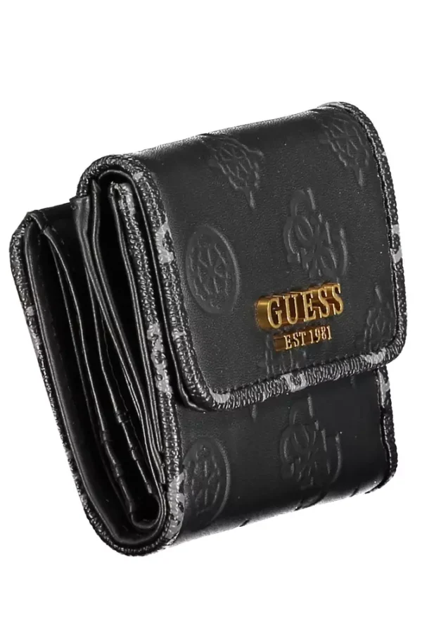 Guess Jeans "Black Polyethylene Women Wallet" – Image 3