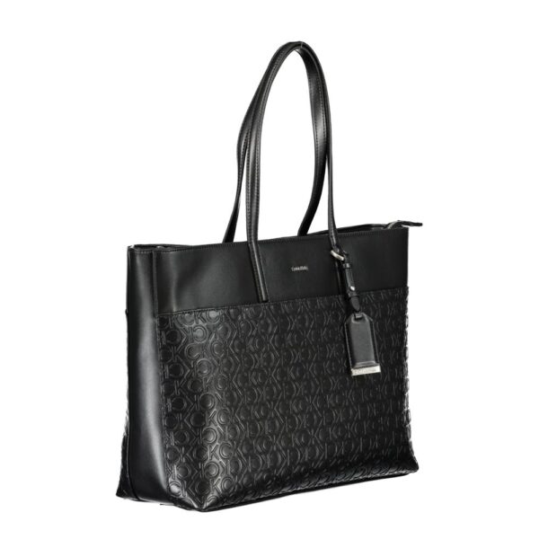 Calvin Klein Black Polyester Handbag – Image 3