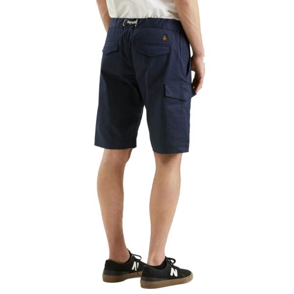 Refrigiwear Elegant Blue Cotton Blend Shorts – Image 2