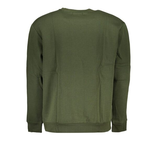 Cavalli Class Chic Green Embroidered Crew Neck Sweater – Image 2