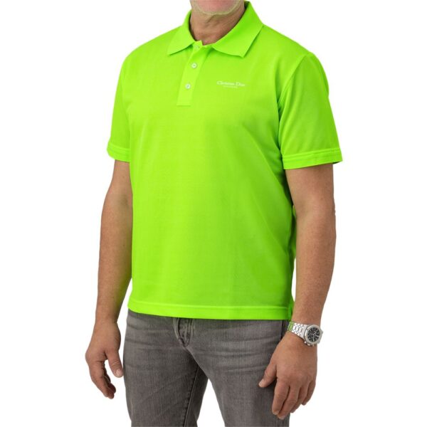 Dior Green Cotton Polo Shirt – Image 2