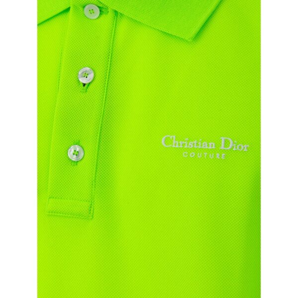 Dior Green Cotton Polo Shirt – Image 4