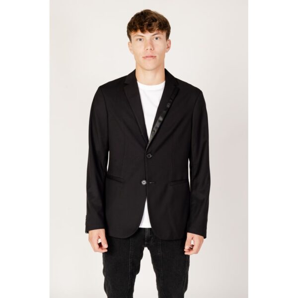 Armani Exchange Black Polyester Blazer – Image 5