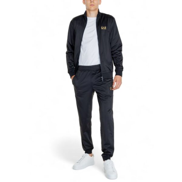 EA7 Emporio Armani Black Polyester Sweatsuit – Image 5