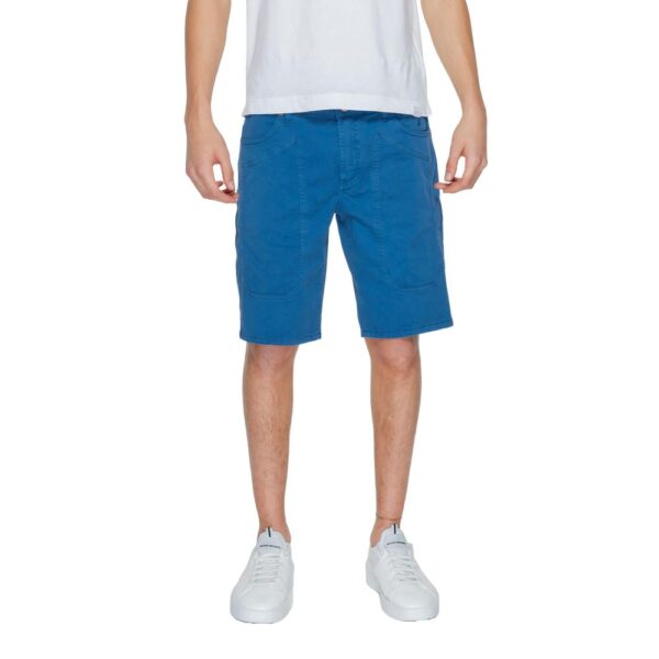 Jeckerson Blue Cotton Short – Image 4