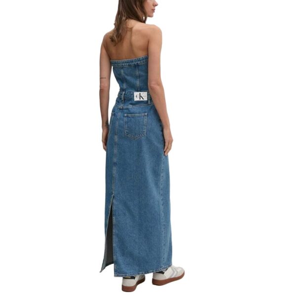 Calvin Klein Jeans Blue Cotton Dress – Image 3