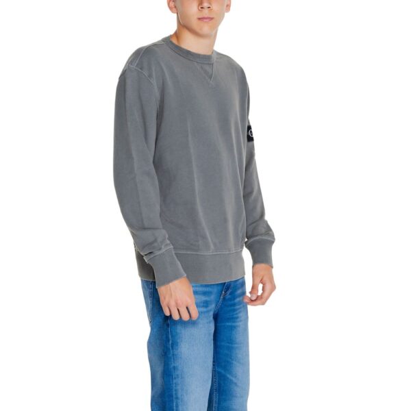 Calvin Klein Jeans Gray Cotton Rigenerato Sweater – Image 4