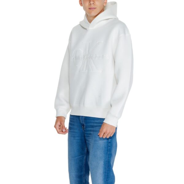 Calvin Klein Jeans Cream Recycled Polyester Sweater – Image 3