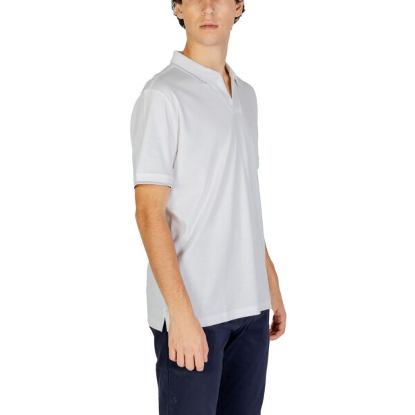 Calvin Klein Jeans White Cotton Polo Shirt – Image 4