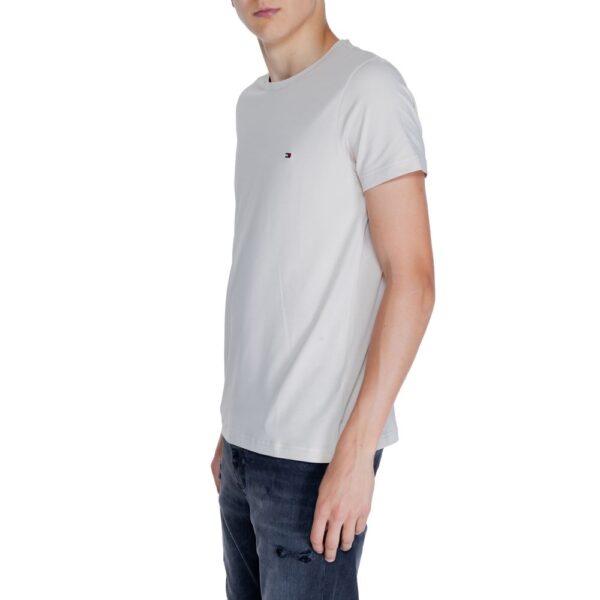 Tommy Hilfiger Beige Cotton T-Shirt – Image 3