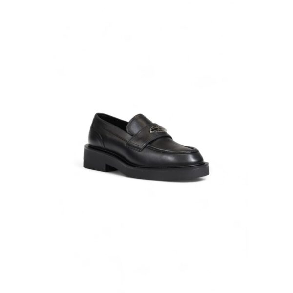 Tommy Hilfiger Black Leather Flat Shoe – Image 2