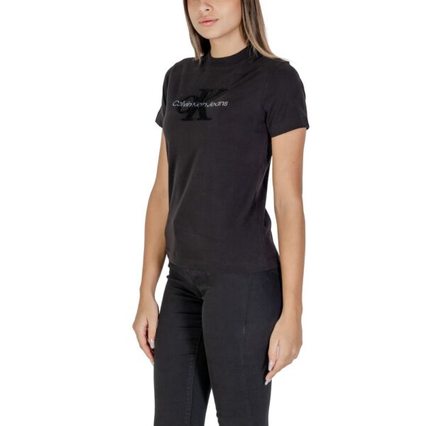 Calvin Klein Jeans Black Cotton Tops & T-Shirt – Image 4