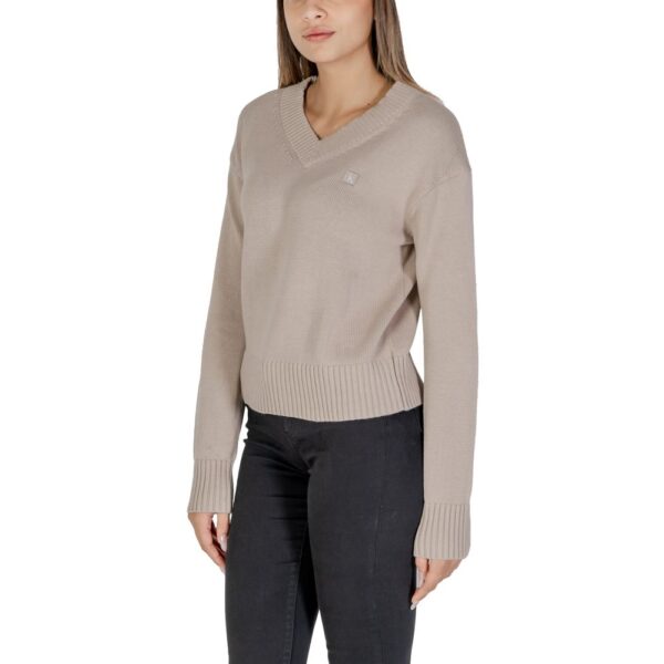 Calvin Klein Jeans Beige Cotton Sweater – Image 4