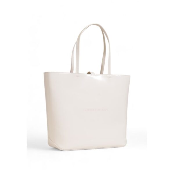 Tommy Hilfiger Cream Polyethylene Handbag – Image 4