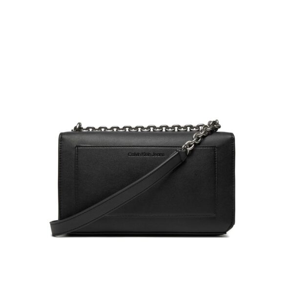 Calvin Klein Jeans Black Synthetic Leather Handbag – Image 4