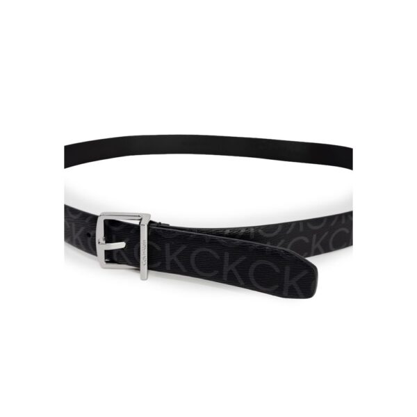 Calvin Klein Jeans Black Leather Belt – Image 2