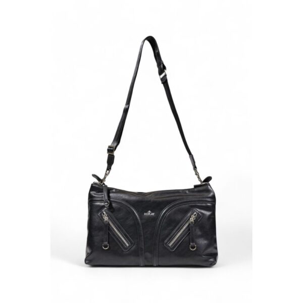 Replay Black Polyester Handbag – Image 5