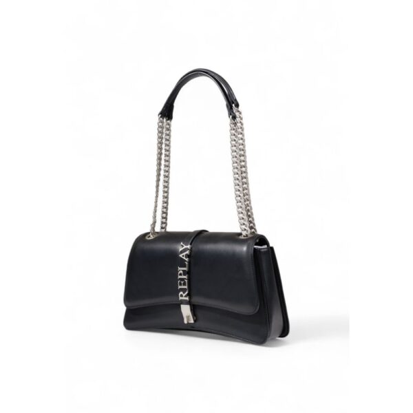 Replay Black Polyester Handbag – Image 2