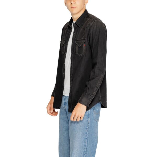 Replay Black Cotton Shirt – Image 3