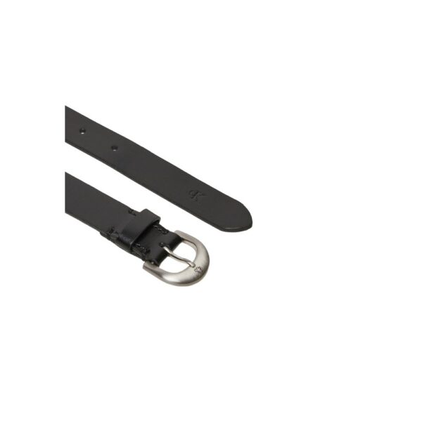 Calvin Klein Jeans Black Leather Belt – Image 2