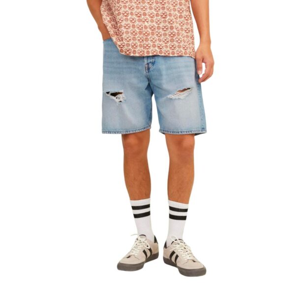 Jack Jones Light Blue Cotton Short – Image 3