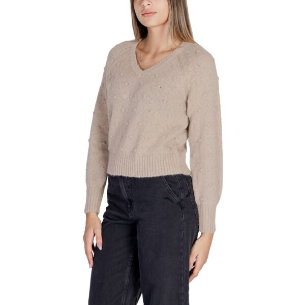 Vila Clothes Gold Polyester Sweater – Image 4