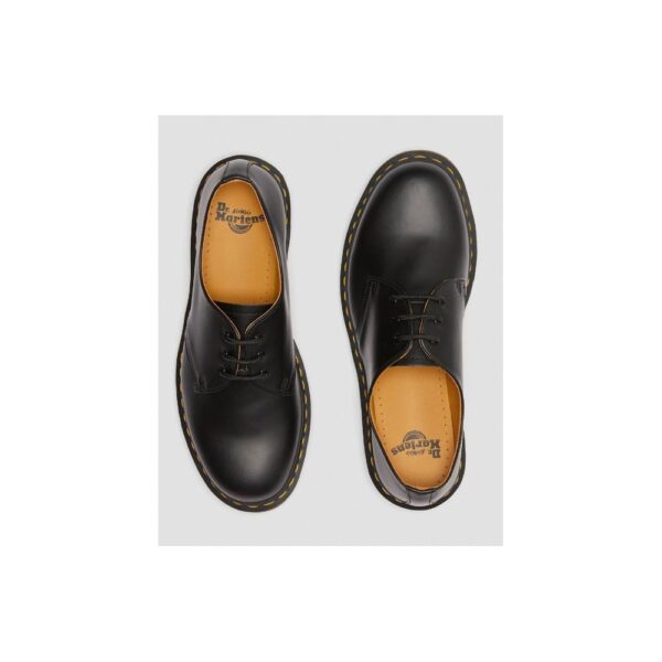 Dr. Martens Black Leather Flat Shoe – Image 4