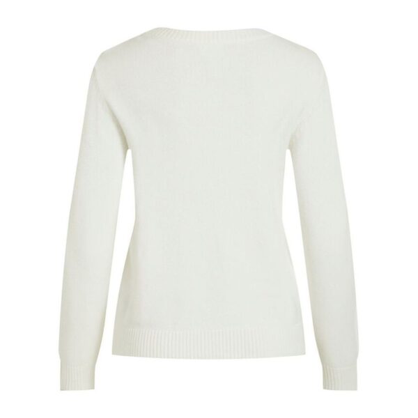 Vila Clothes White Viscose Sweater – Image 2