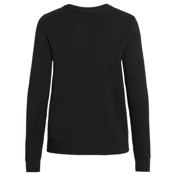 Vila Clothes Black Viscose Sweater – Image 2