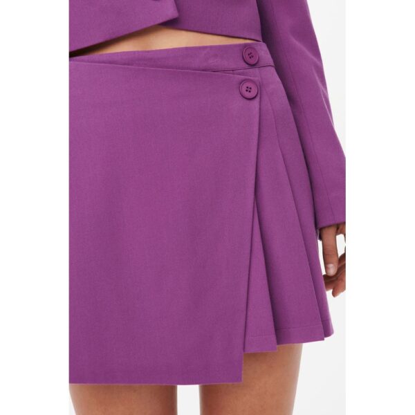 Only Purple Polyester Skirt – Image 3