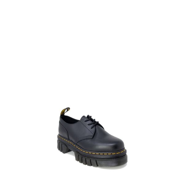 Dr. Martens Black Leather Flat Shoe – Image 3