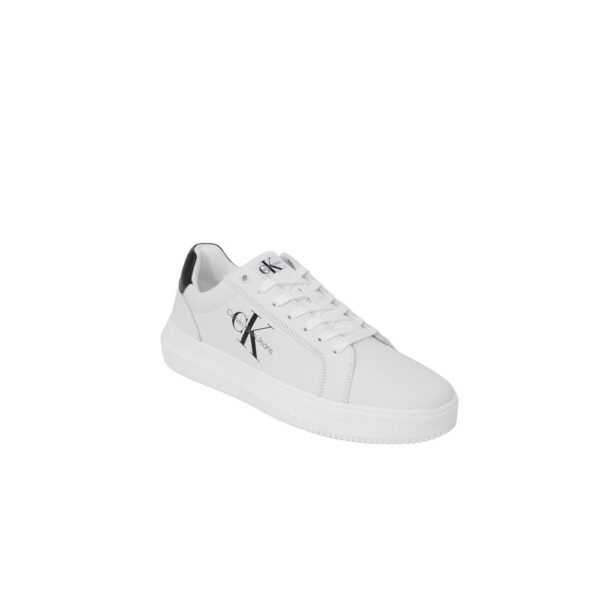 Calvin Klein Jeans Black And White Leather Sneaker – Image 2