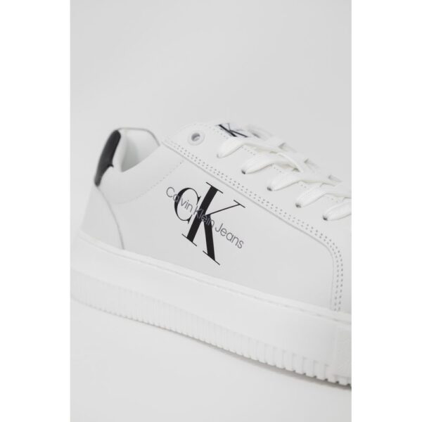 Calvin Klein Jeans Black And White Leather Sneaker – Image 4