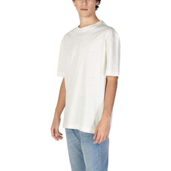 Calvin Klein Jeans Beige Cotton Rigenerato T-Shirt – Image 3