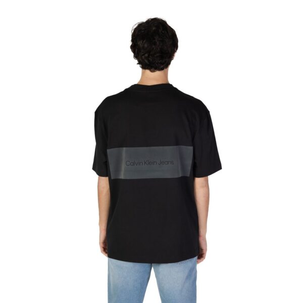 Calvin Klein Jeans Black Cotton Rigenerato T-Shirt – Image 2